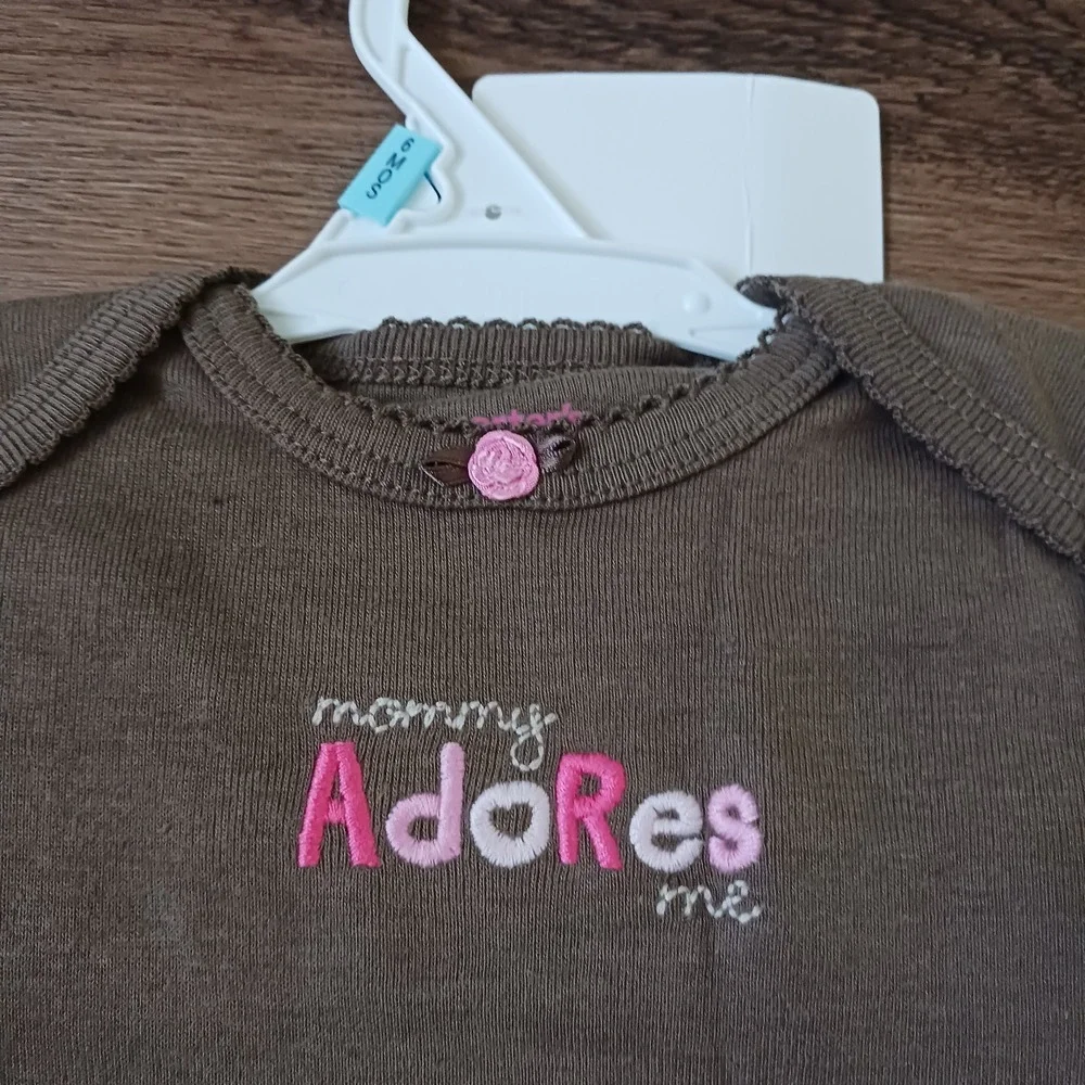 New Carter's Girls Size 6 months Short Sleeve Bodysuits Mommy Adores Me